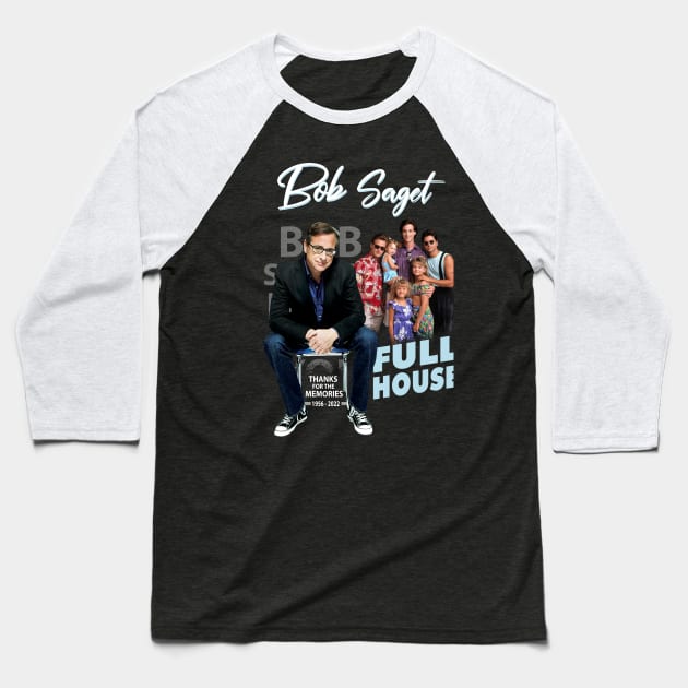 Bob Saget Baseball T-Shirt by CLOSE THE DOOR PODCAST